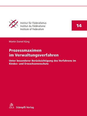 cover image of Prozessmaximen im Verwaltungsverfahren